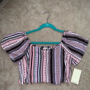 Patterned crop top